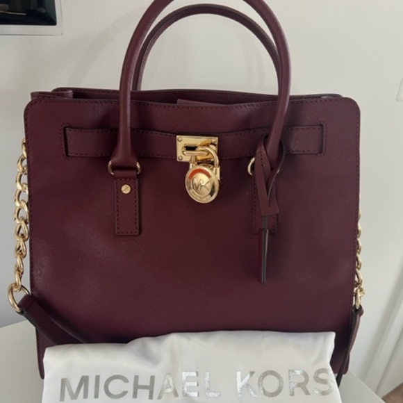 ✨ Authentic Michael Kors ✨ Hamilton North South Large Satchel - Picture 1 of 5